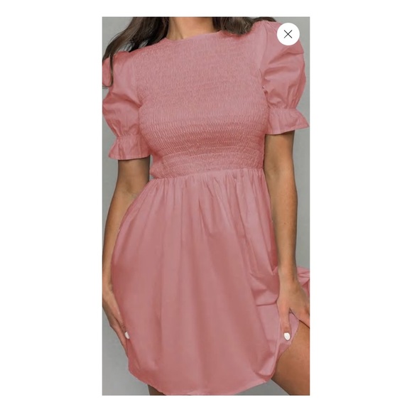 Missguided Pink Short Dress - Picture 3 of 4